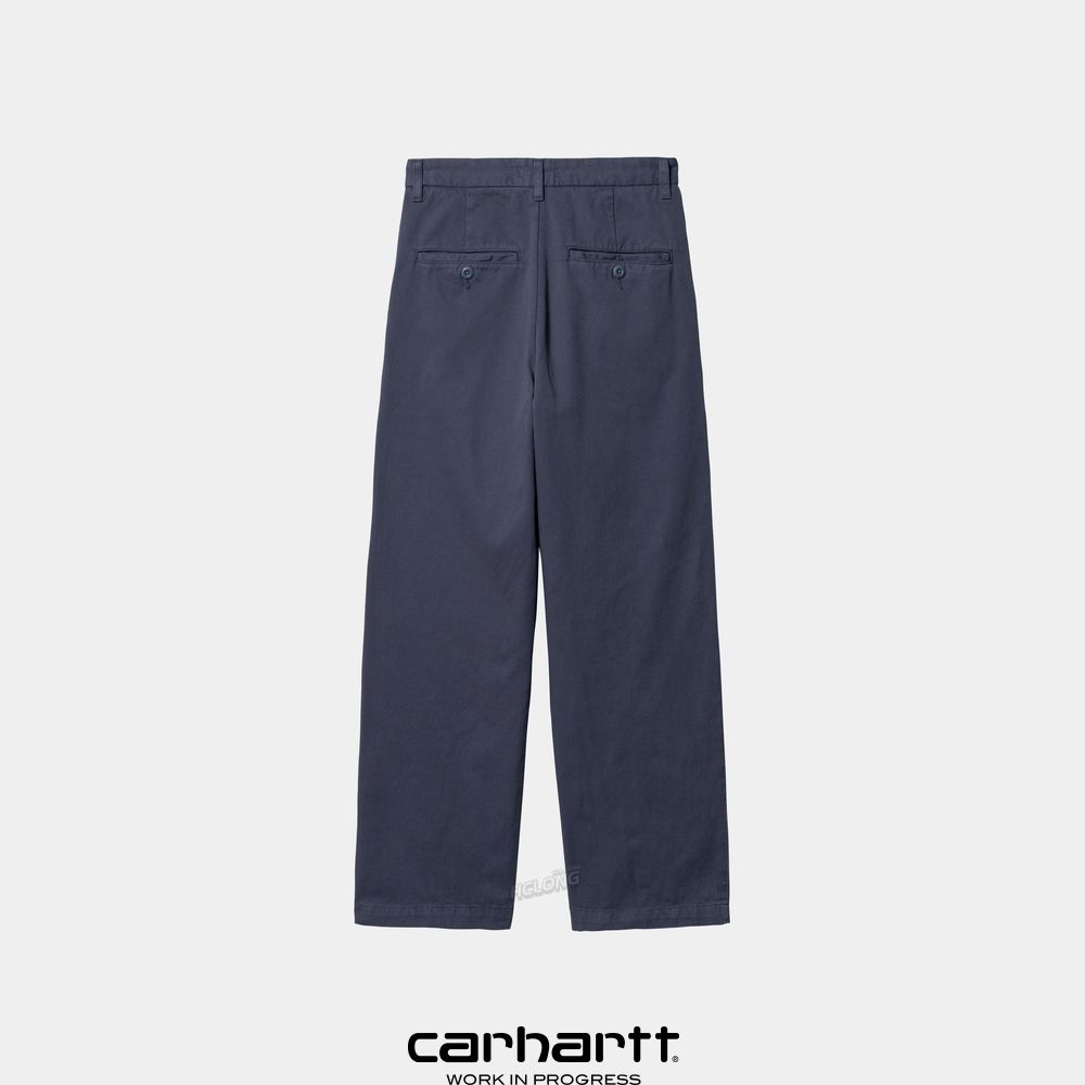 Inexpensive Carhartt Wip Pants - Cara Pant Womens Storm Blue (garment dyed)