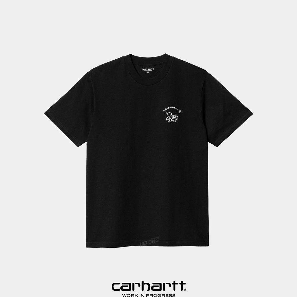 Carhartt Wip T-Shirts Online Shopping - New Frontier T-Shirt Mens Black